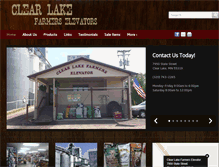 Tablet Screenshot of clearlakefarmers.com